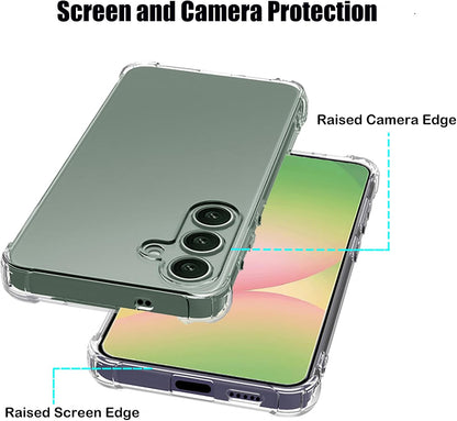 Transparent Case for Samsung Galaxy A56 5G Case with Four Corners Extra Protection
