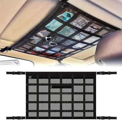 Car Ceiling Cargo Net Pocket For SUV/Truck
