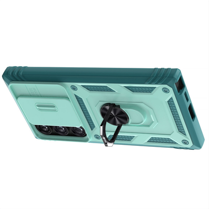 For Samsung Galaxy S22 Ultra Shockproof Cover-Teal/Green