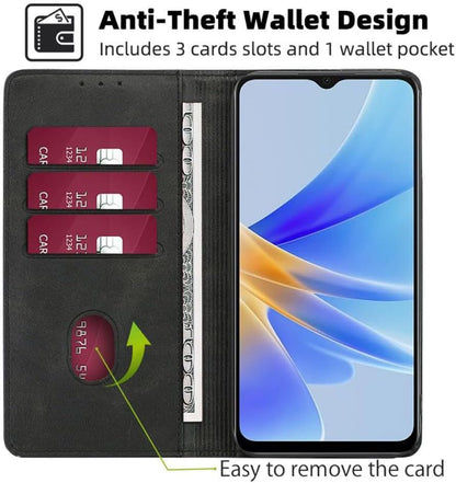 Dark Blue Wallet Protective Case for Samsung Galaxy A16 5G