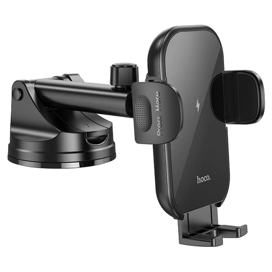Universal 15W Wireless Car Holder Fast Charge Dashboard Windscreen Mount Stand