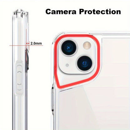 Crystal Clear Shockproof Drop Protection Phone Case For Iphone 15