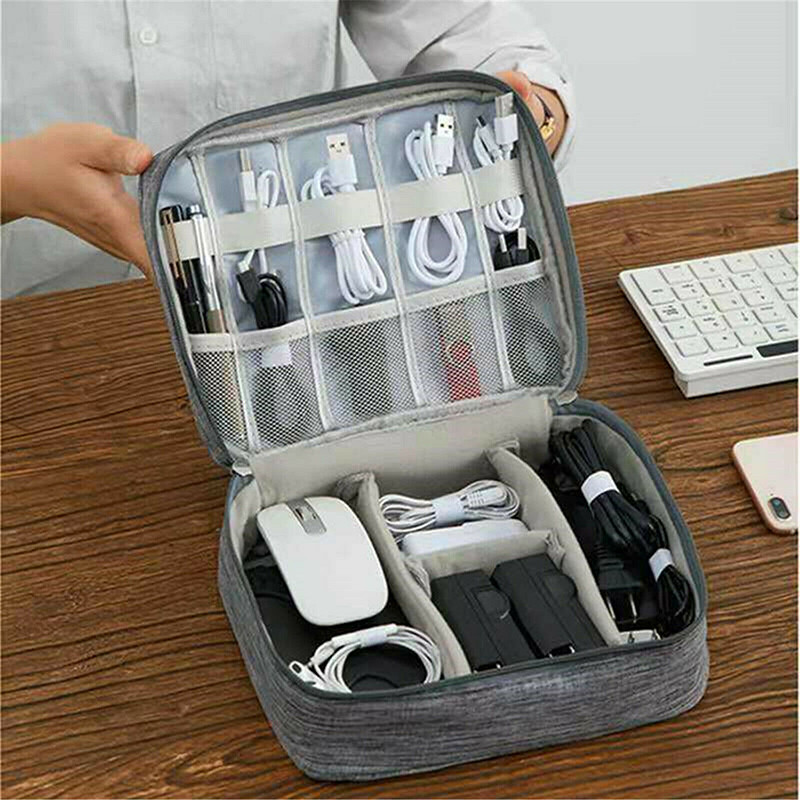 Cable Organizer Travel Bag Charger Cable Accessories Storage