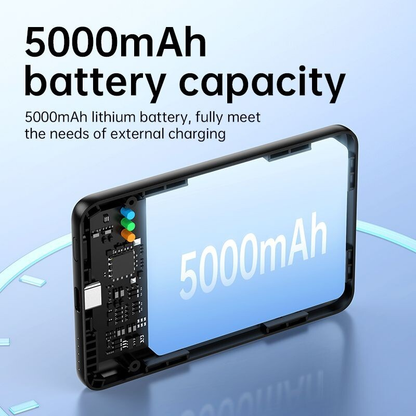 Sleek 5000mAh Fast Portable Power Bank