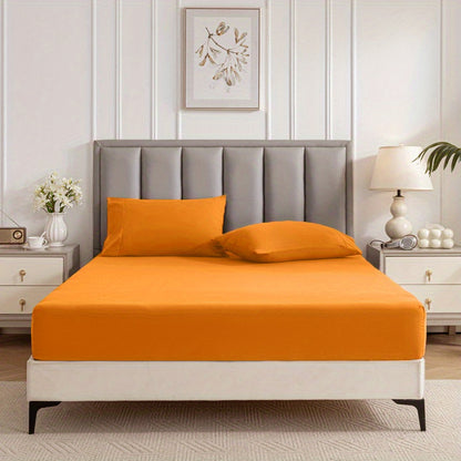 Fitted Bed Sheet Set Ultra Soft - Bed Sheet And Pillowcase