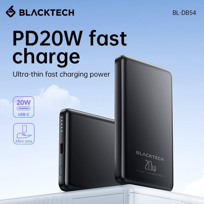 Sleek 5000mAh Fast Portable Power Bank