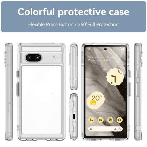 For Google Pixel 7a 5G Transparent Back Case