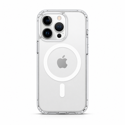 iPhone 16 Pro Max Clear MagSafe Case – Anti-Yellow, Strong Magnetic Hold, Shockproof Slim Protective Cover
