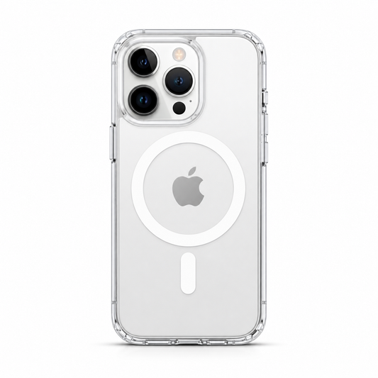 iPhone 16 Pro Max Clear MagSafe Case – Anti-Yellow, Strong Magnetic Hold, Shockproof Slim Protective Cover