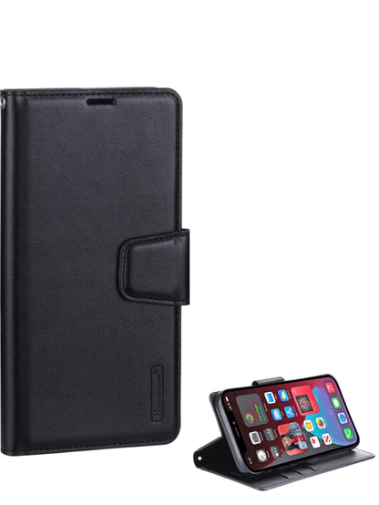 For iPhone 16 Pro Max Wallet Case Black Colour Flip Cover