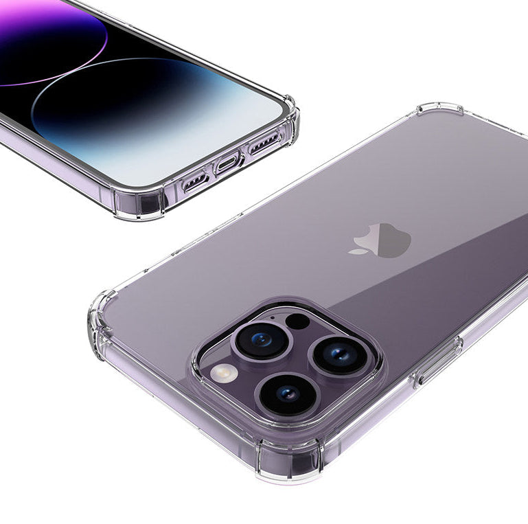 For iPhone 16 Pro Max Crystal Clear Case - Reinforced Corners