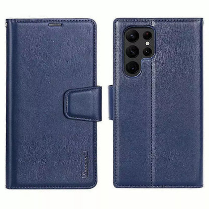 For Samsung Galaxy S25 Ultra Wallet Case with Card holder Dark Blue Colour Flip Cover