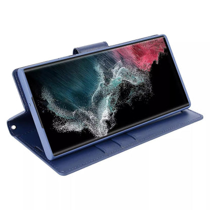 For Samsung Galaxy S25 Wallet Case with Card holder Dark Blue Colour Flip Cover