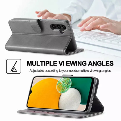 For Samsung Galaxy A16 Matte Wallet Flip Grey colour Case