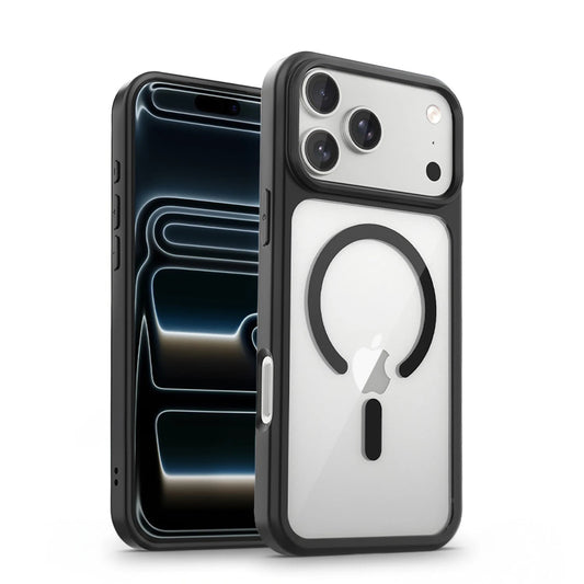 For iPhone 17 Pro Max Case , Magsafe Protective Cover,Black edge
