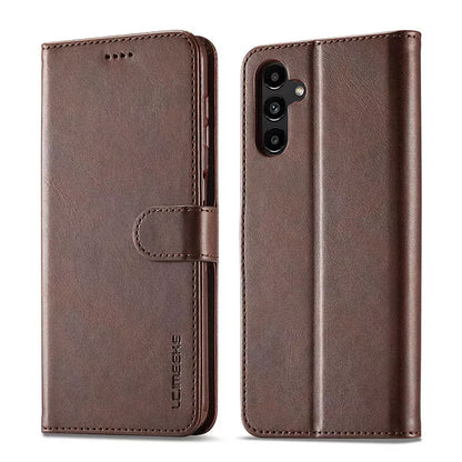 For Samsung Galaxy A16 Matte Wallet Flip Coffee colour Case