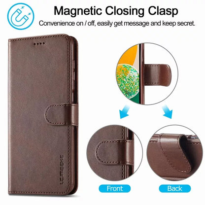 For Samsung Galaxy A16 Matte Wallet Flip Coffee colour Case