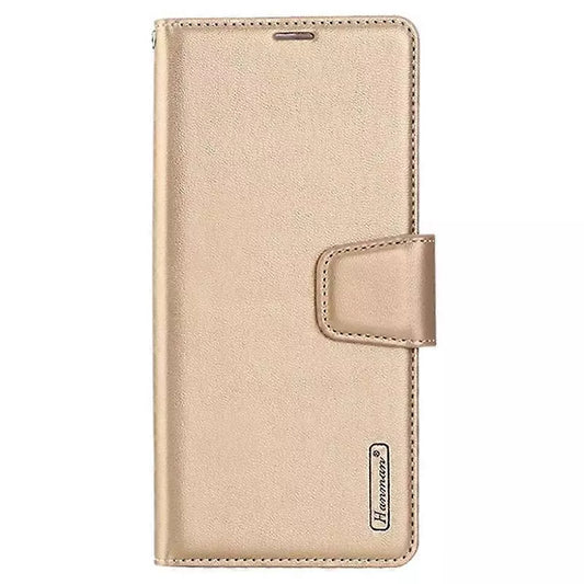 For iPhone 16E Wallet Case Gold Colour Flip Cover