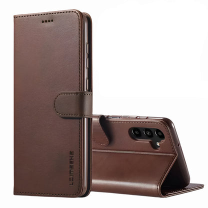 For Samsung Galaxy A16 Matte Wallet Flip Coffee colour Case