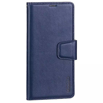 For Samsung Galaxy A16 Wallet Case with Card holder Navy Blue Flip Cover