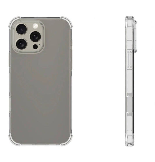 For iPhone 16 Pro Max Case Clear TPU Shockproof