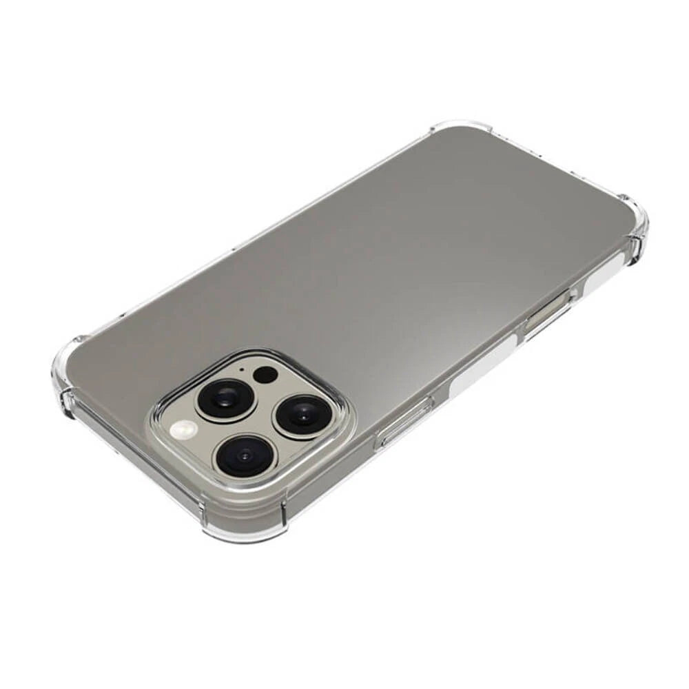 For iPhone 16 Pro Max Case Clear TPU Shockproof