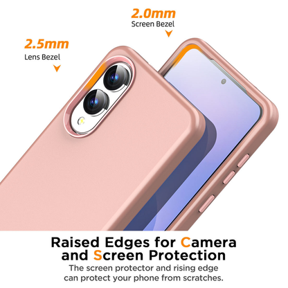For Samsung Galaxy S25 Edge Shockproof Rose Gold