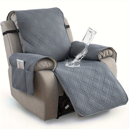 1pc Recliner Chair Cover Pad  for 1 Seater Sofa Slipcover