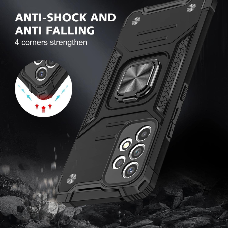 For iPhone 13 Pro Max Black Magnetic Phone Protective case