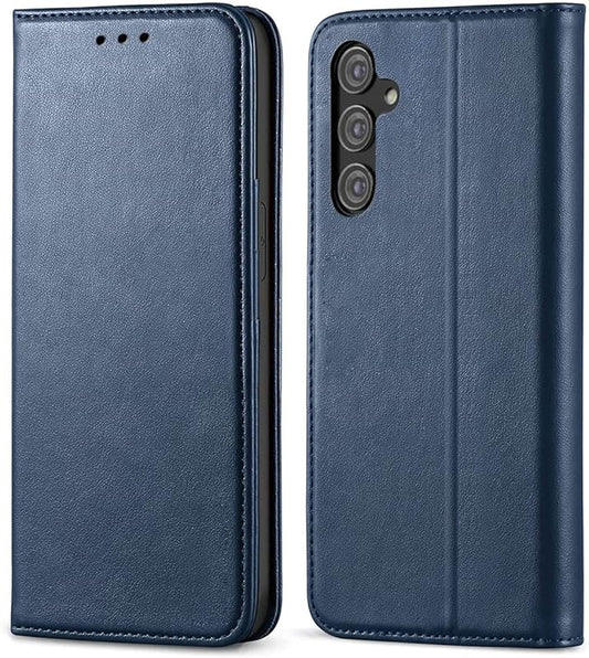 Dark Blue Wallet Protective Case for Samsung Galaxy A16 5G
