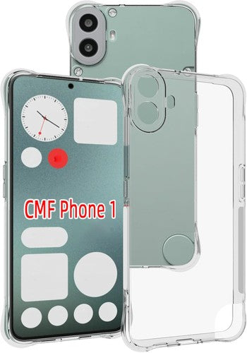 For Nothing CMF Phone 1 5G Clear Shockproof Gel Case Cover