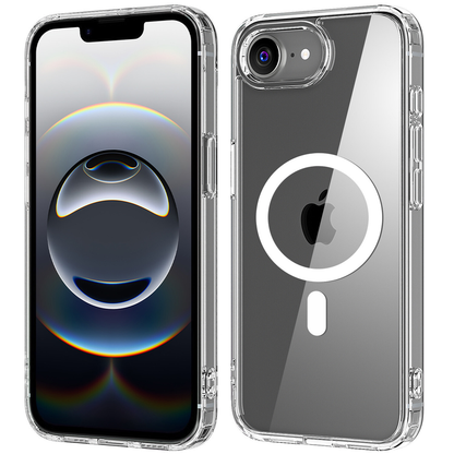 Clear Case for iPhone 16E Shockproof Magnet Cover