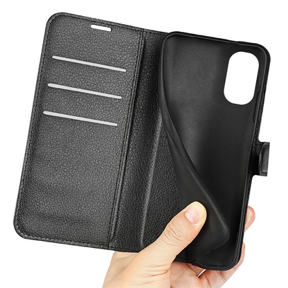 For Moto G05 Leather Wallet Flip Phone Case