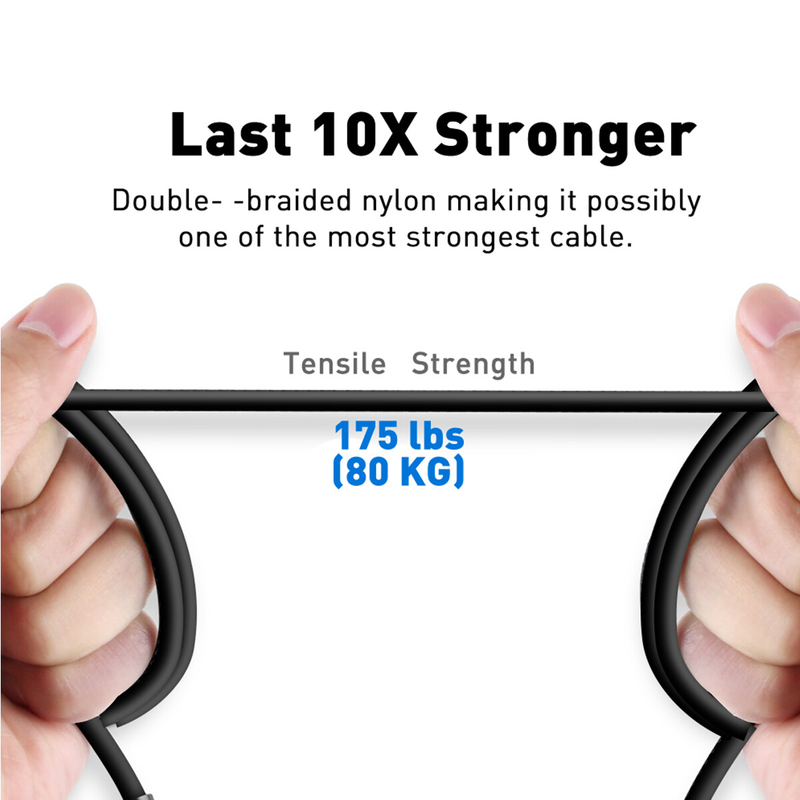 3PCs *3m Fast Lightning to USB-A Charging Data Cable