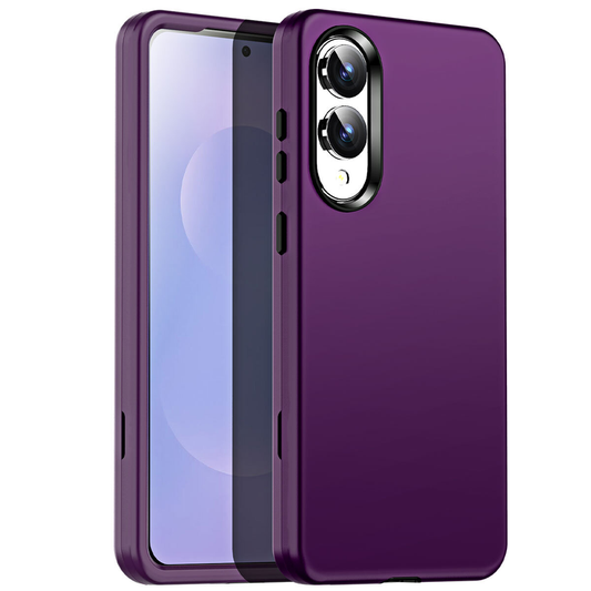 For Samsung Galaxy S25 Edge Shockproof Cover Purple