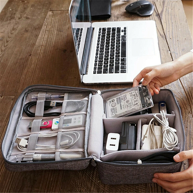 Cable Organizer Travel Bag Charger Cable Accessories Storage