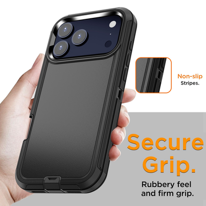 For Apple iPhone 17 Pro Heavy Duty Shockproof Case