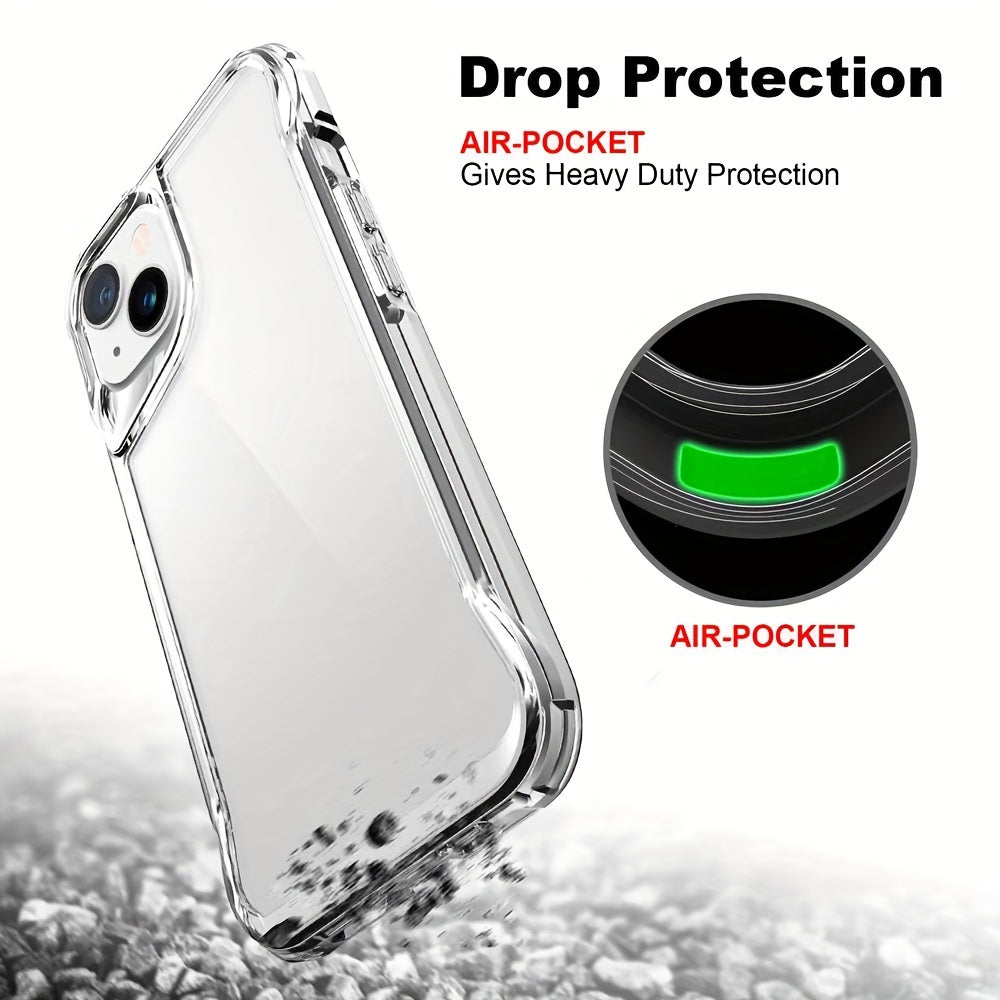 Crystal Clear Shockproof Drop Protection Phone Case For Iphone 15
