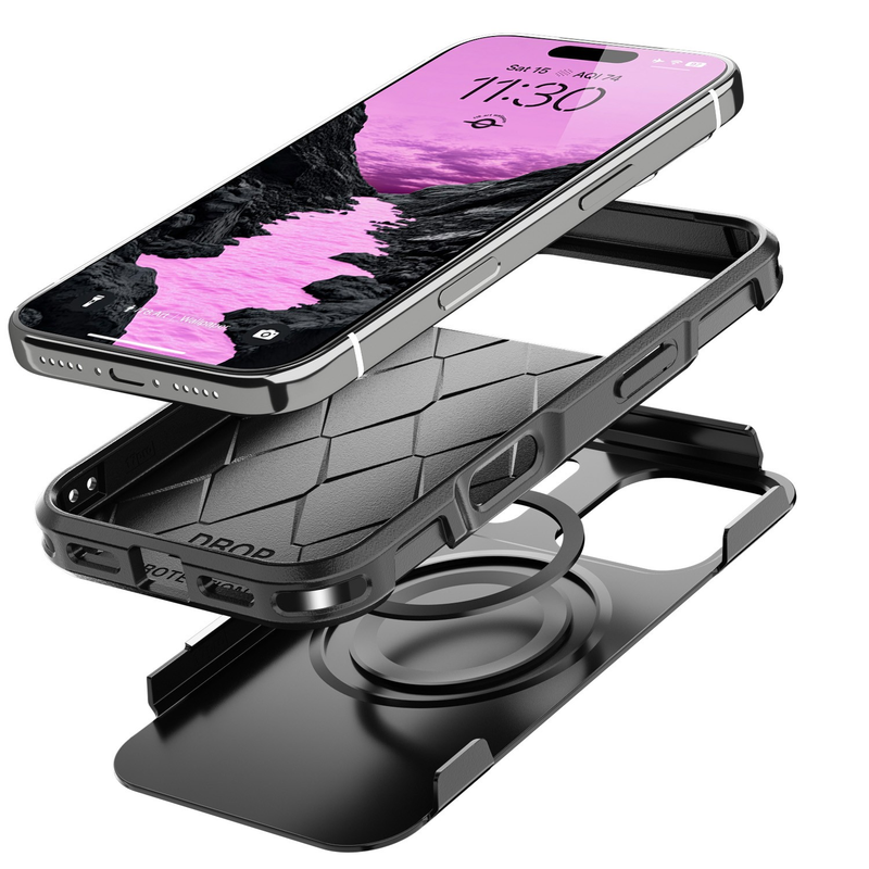 For iPhone 17 Pro MagSafe Case Heavy Duty Shockproof Rugged Cover