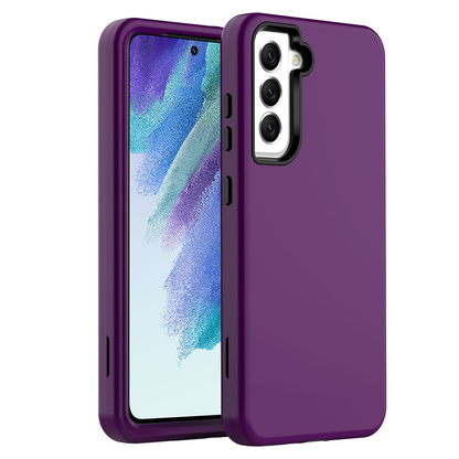 For Samsung Galaxy S21 FE Shockproof Heavy Duty Case -Purple