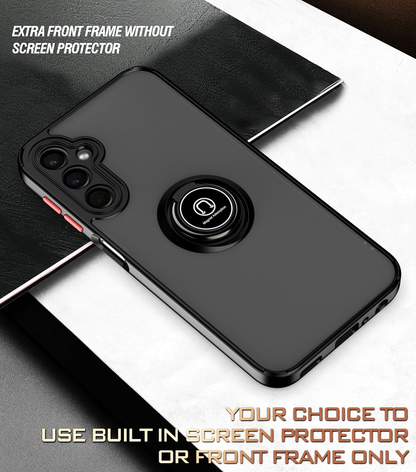For Samsung A05s Case with Car Mount Magnetic Ring Shockproof Cove