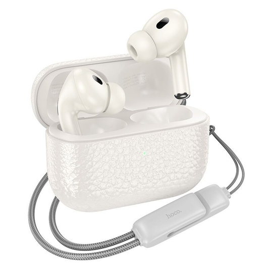 Bluetooth Wireless ANC Active Noise Cancelling Headphones-Milky White