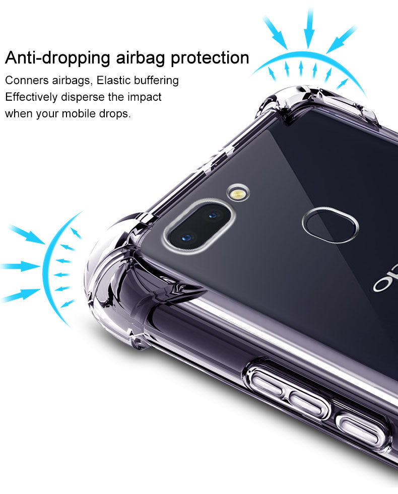 For OPPO Reno13  Pro Shock proof Clear Case + 1 x Screen Protector