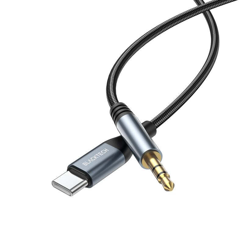2 Packs Universal USB Type-C to 3.5mm AUX Audio Male Cable Adapter-1m