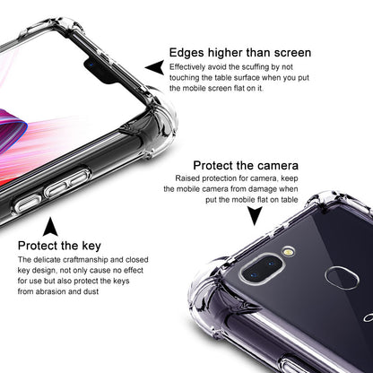 For OPPO Reno13  Pro Shock proof Clear Case + 1 x Screen Protector