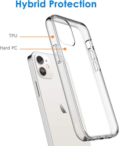 Clear Shockproof case for iphone 12