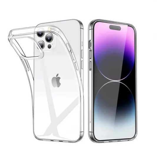 For iPhone 16 Pro Case Ultra Thin Clear Soft Silicone Shockproof Cover[2 Packs]