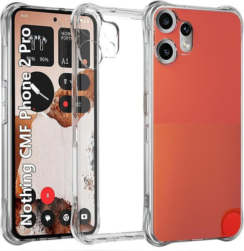 For Nothing CMF Phone 2 Pro 5G Clear Shockproof Gel Case Cover