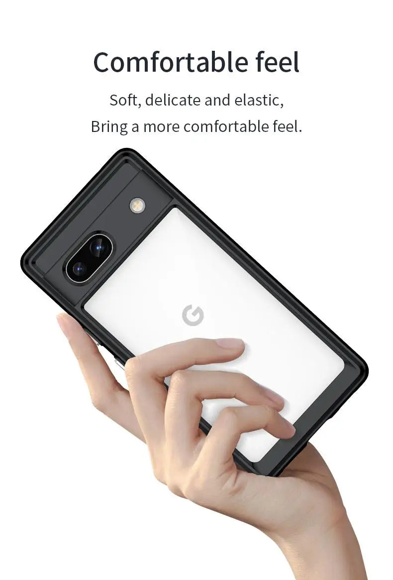 For Google Pixel 7a 5G Transparent Back Case