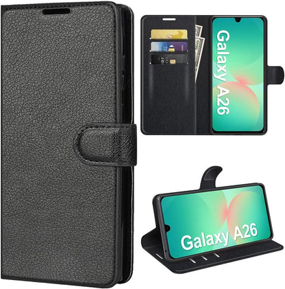 Protective PU Leather Wallet Case Cover for Samsung Galaxy A16